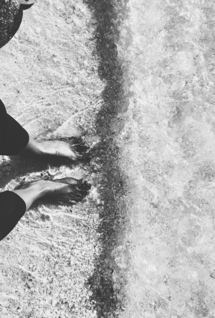 Poetry: Black on White Sands