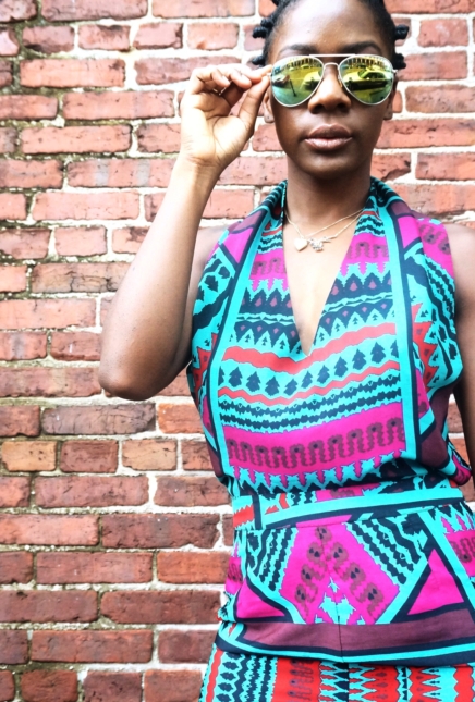 Bantu Knots + Playful Prints