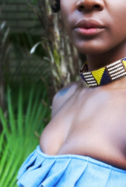 Maasai Choker + Palazzo Pants