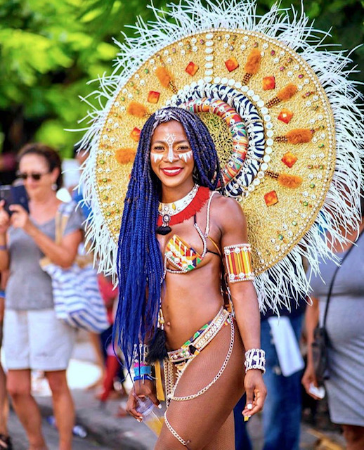 Caribbean Carnival Costume 